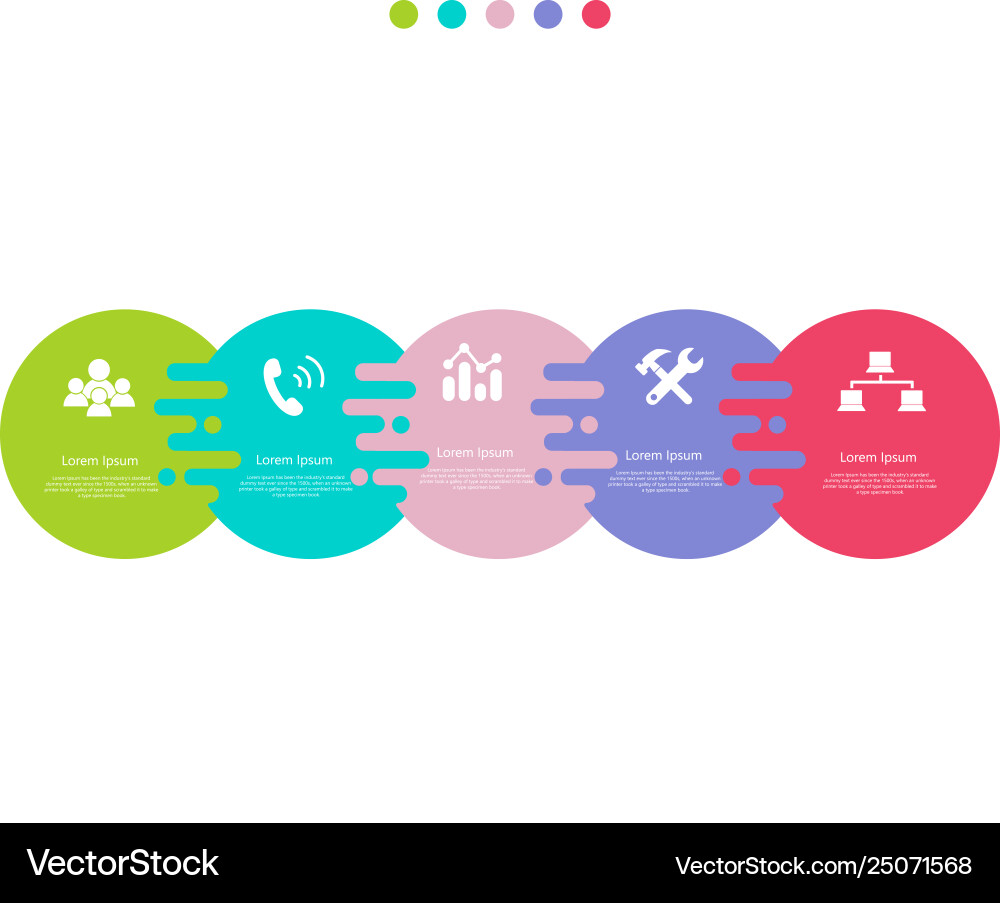 Infographic element with icons and options Infographic element with icons and options vector image