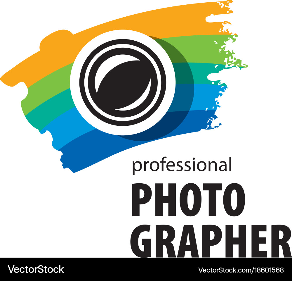 Logo for photographer Vector Image