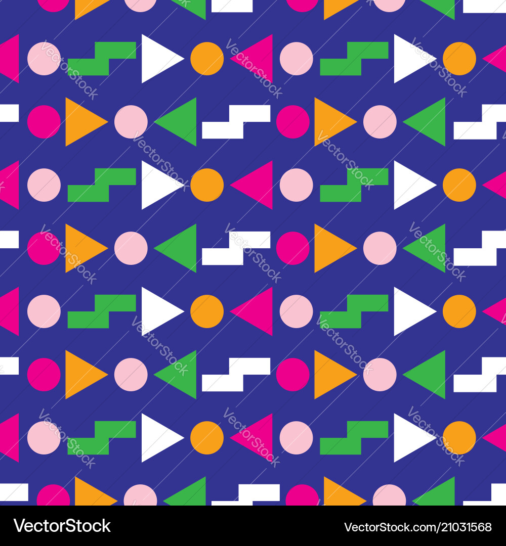 Retro Geometric Pattern vector image