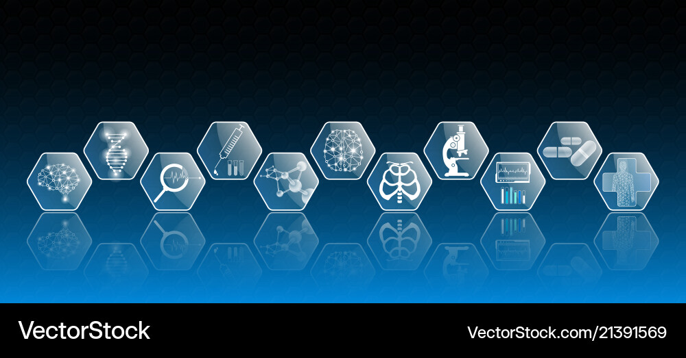 Abstract background technology concept and icon Vector Image
