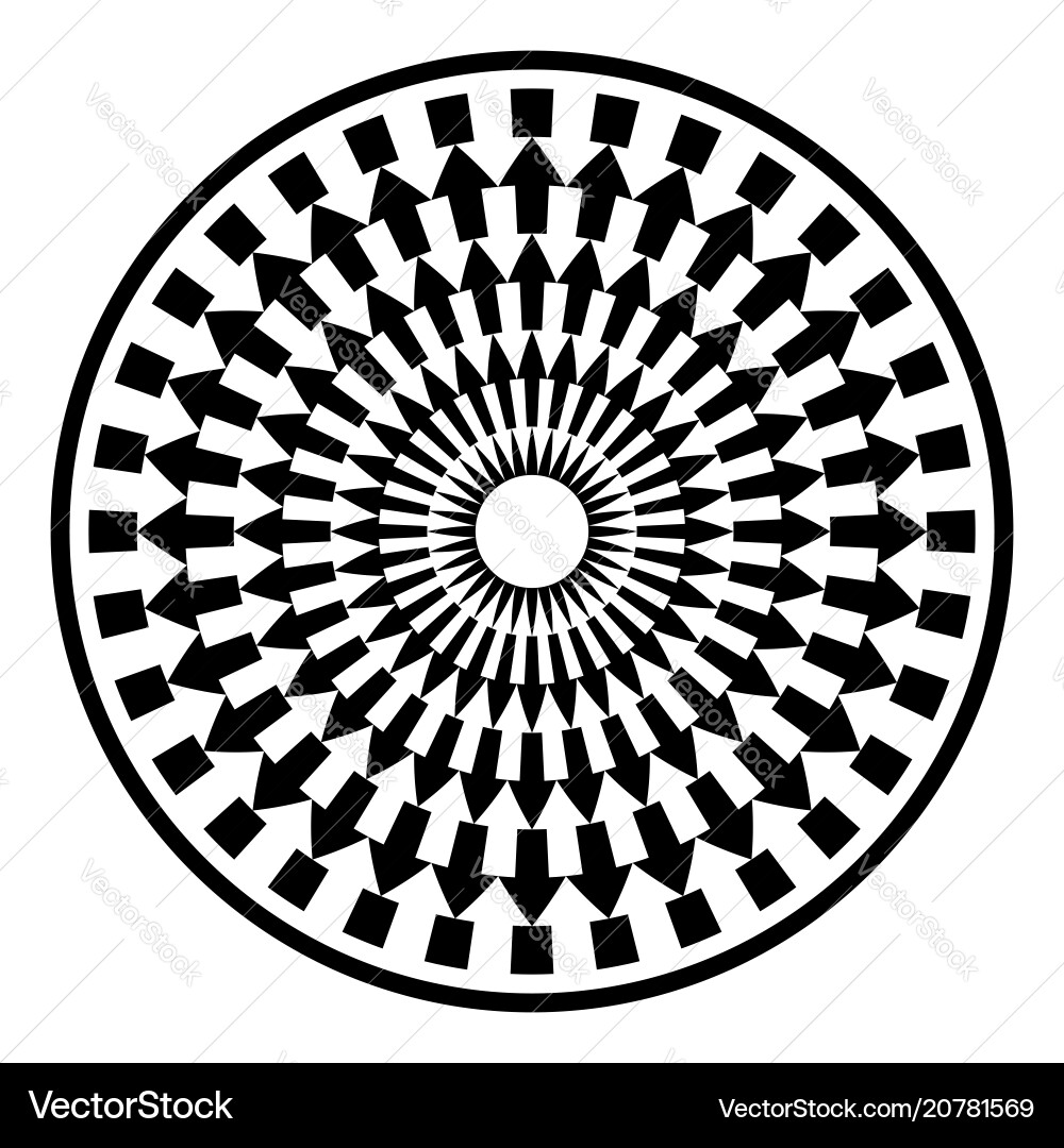 Abstract Circular Arrows vector image