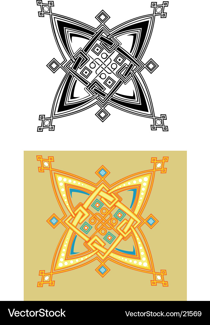 Celtic pattern Vector Image