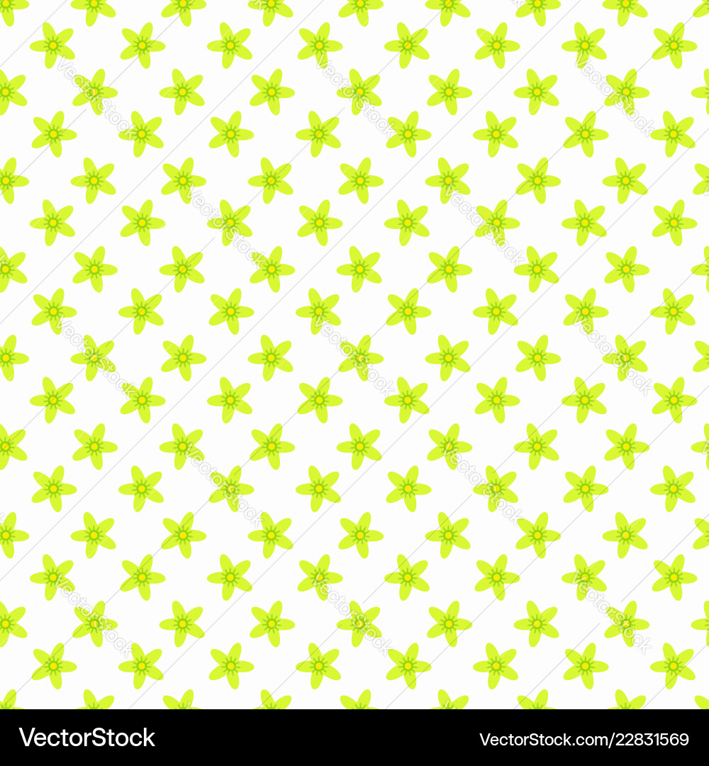 Daffodils on the blue seamless pattern Vector Image