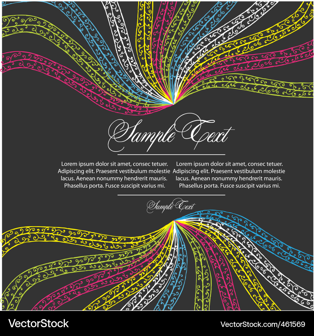 Decorative background Vector Image