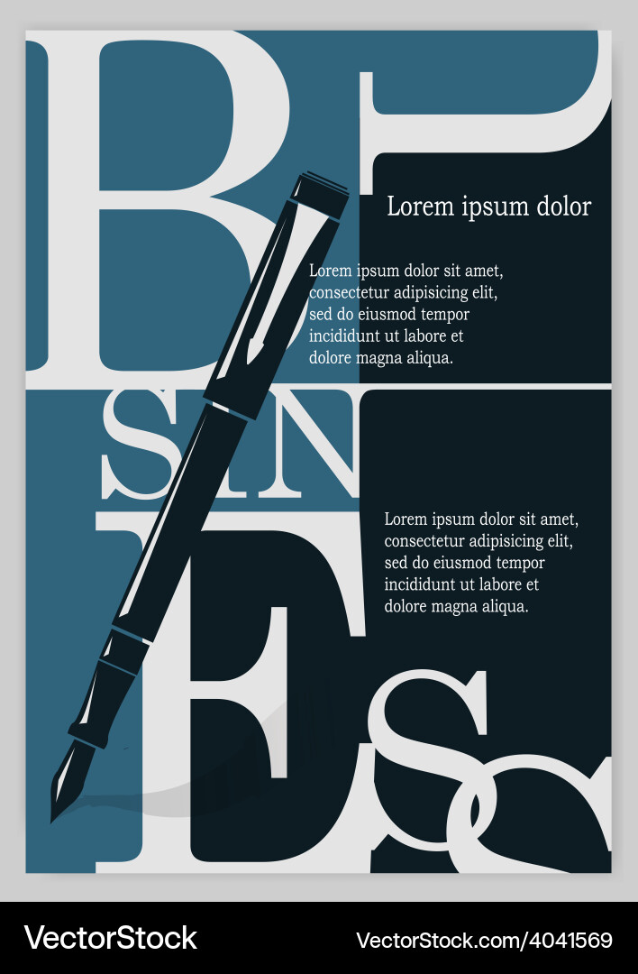 Elegant Calligraphic Typography Background vector image