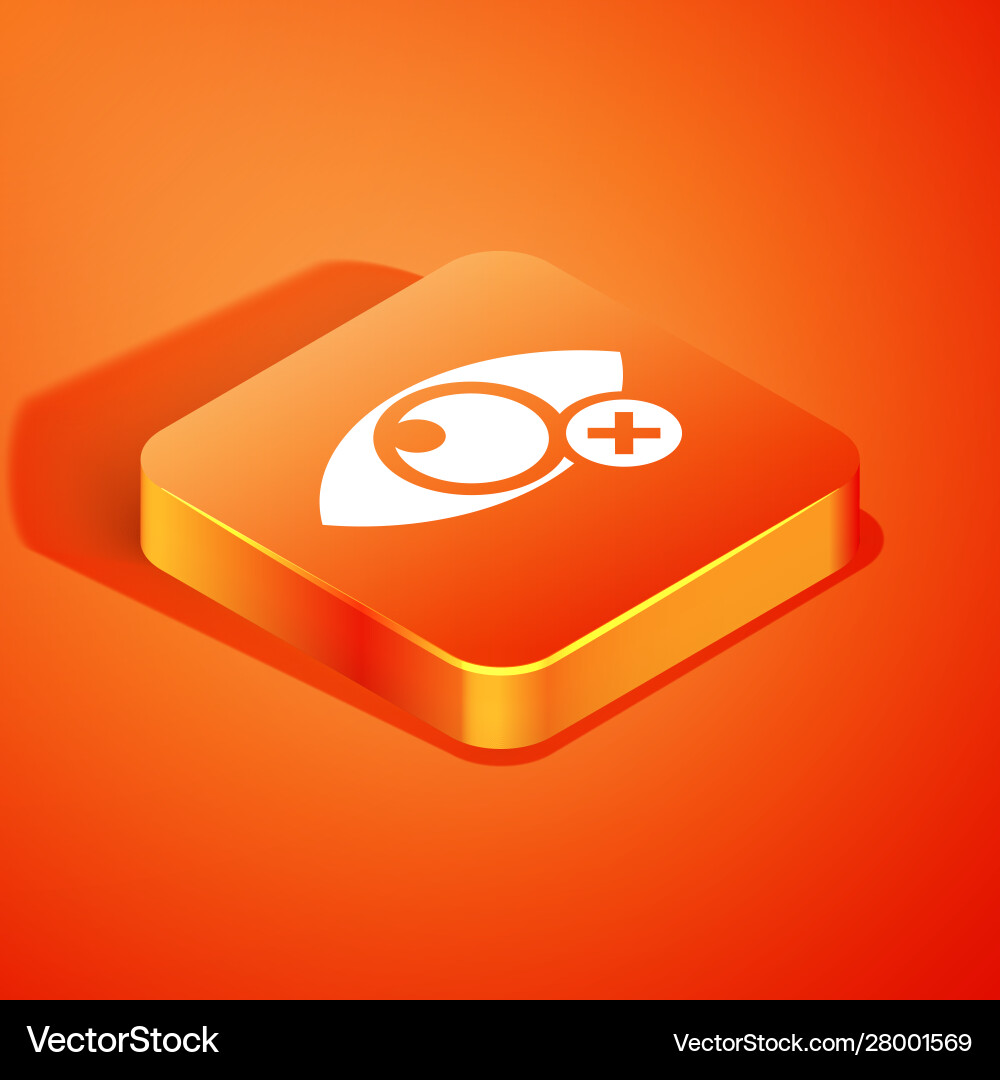 Isometric invisible or hide icon isolated Isometric invisible or hide icon isolated vector image