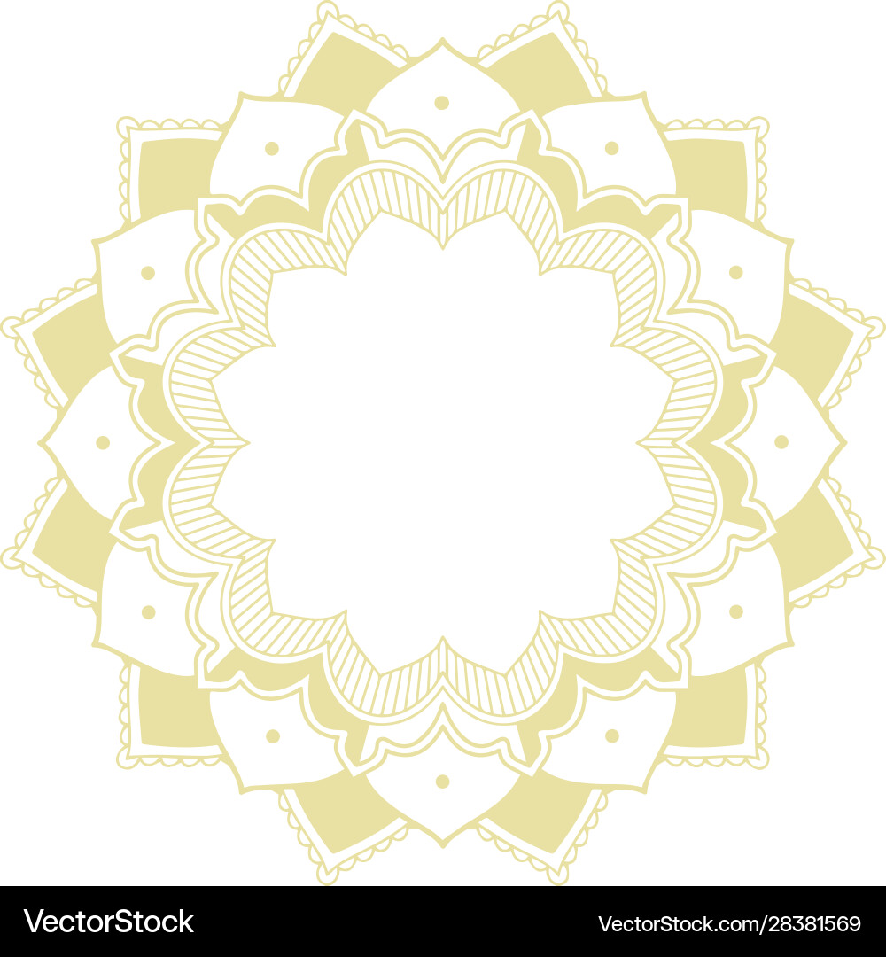 Mandala patterns on isolated background Vector Image