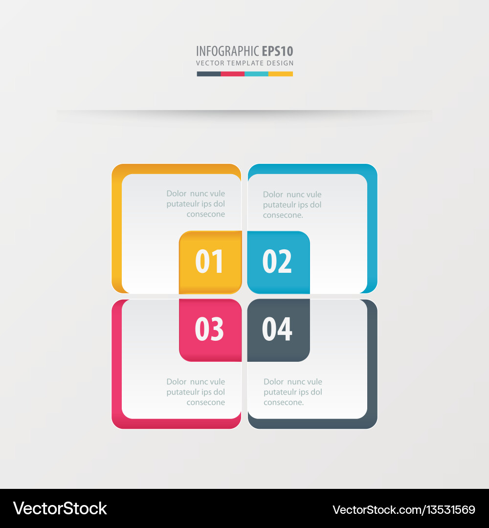 Modern Presentation Template vector image
