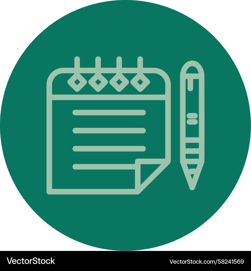 Multi-Color Sticky Note Icon Vector Image