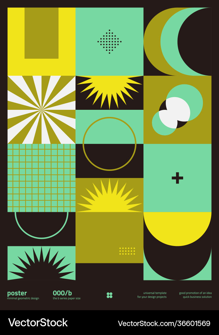 Neomodern poster design layout with abstract Neomodern poster design layout with abstract vector image
