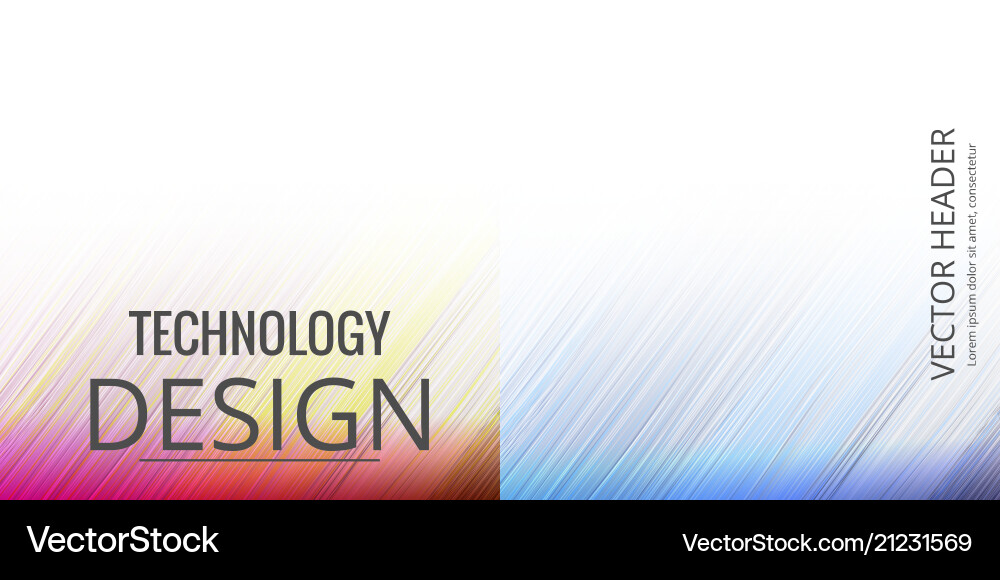 Set of abstract background with geometric elements vector image