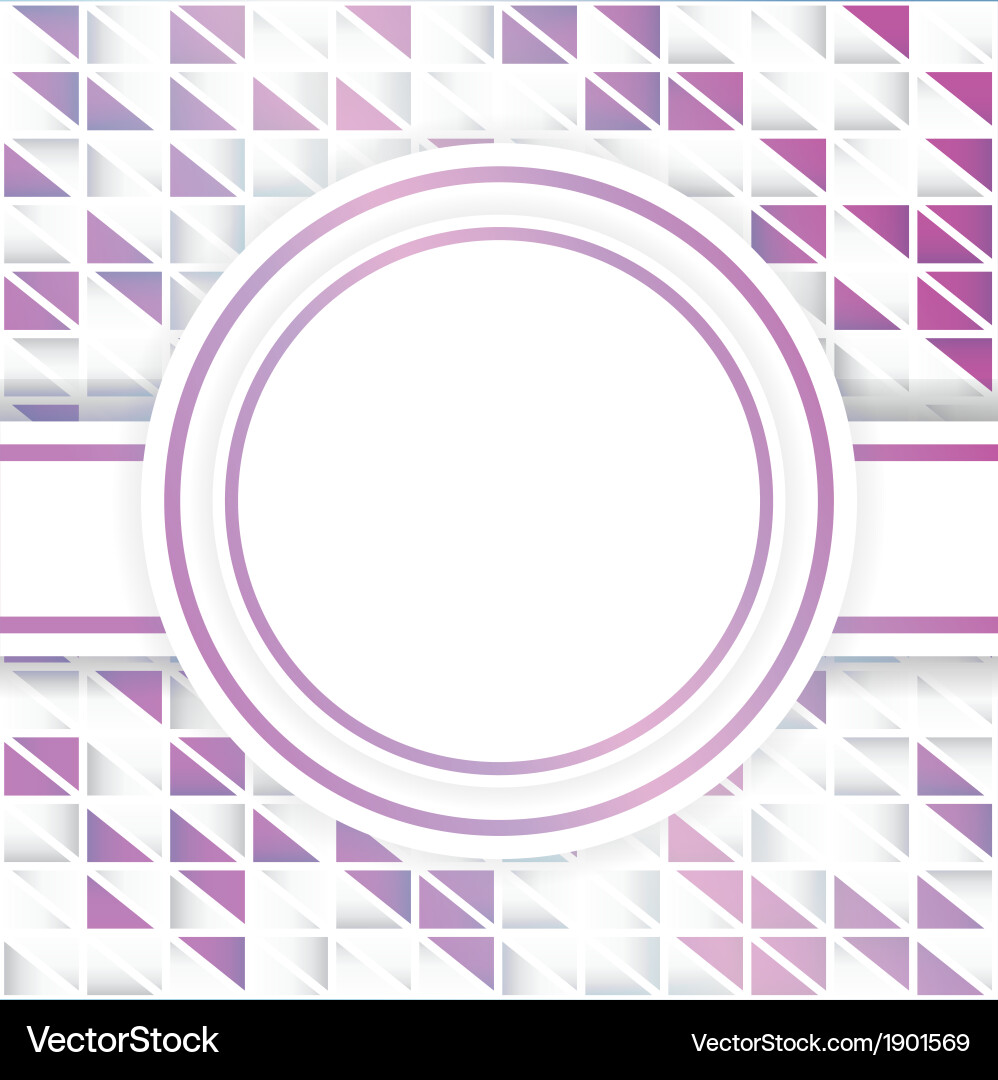 Triangular Mosaic Pattern Background vector image