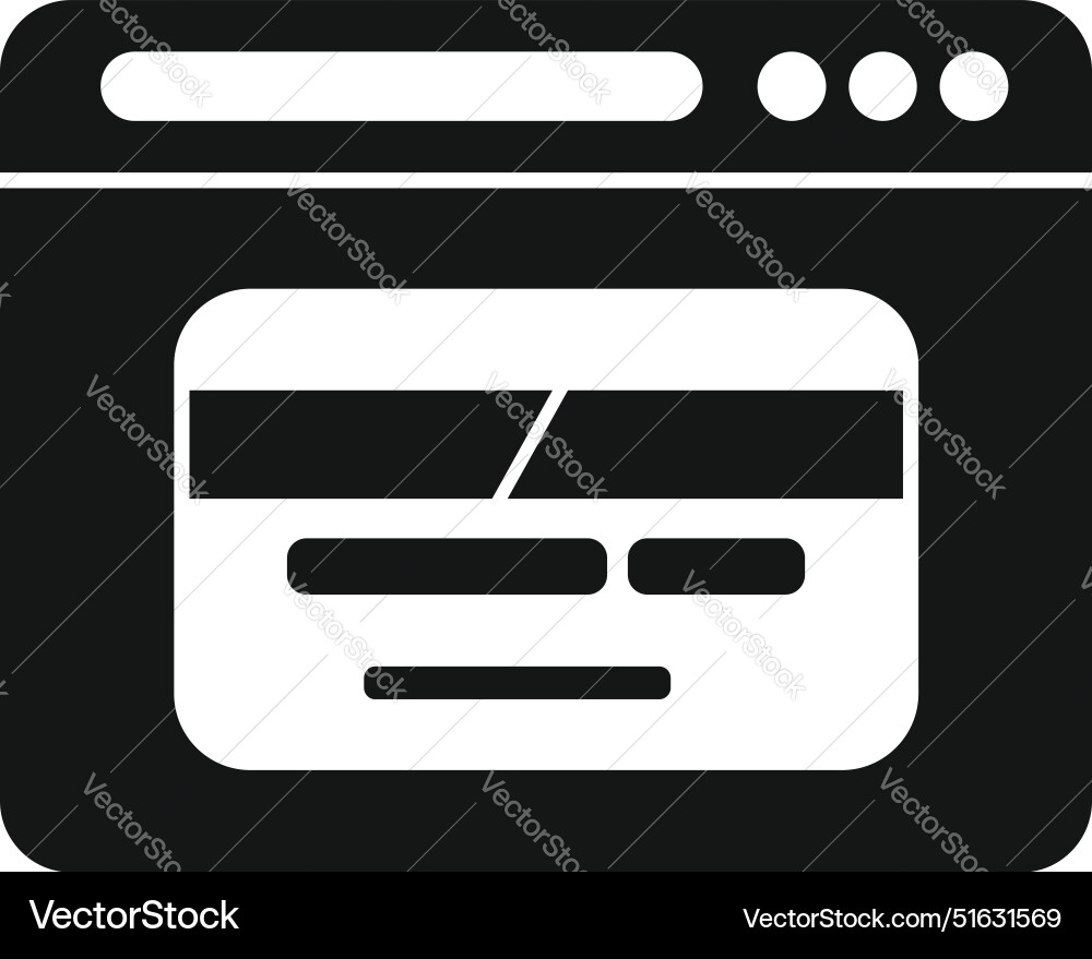 Web page template displaying basic layout Vector Image