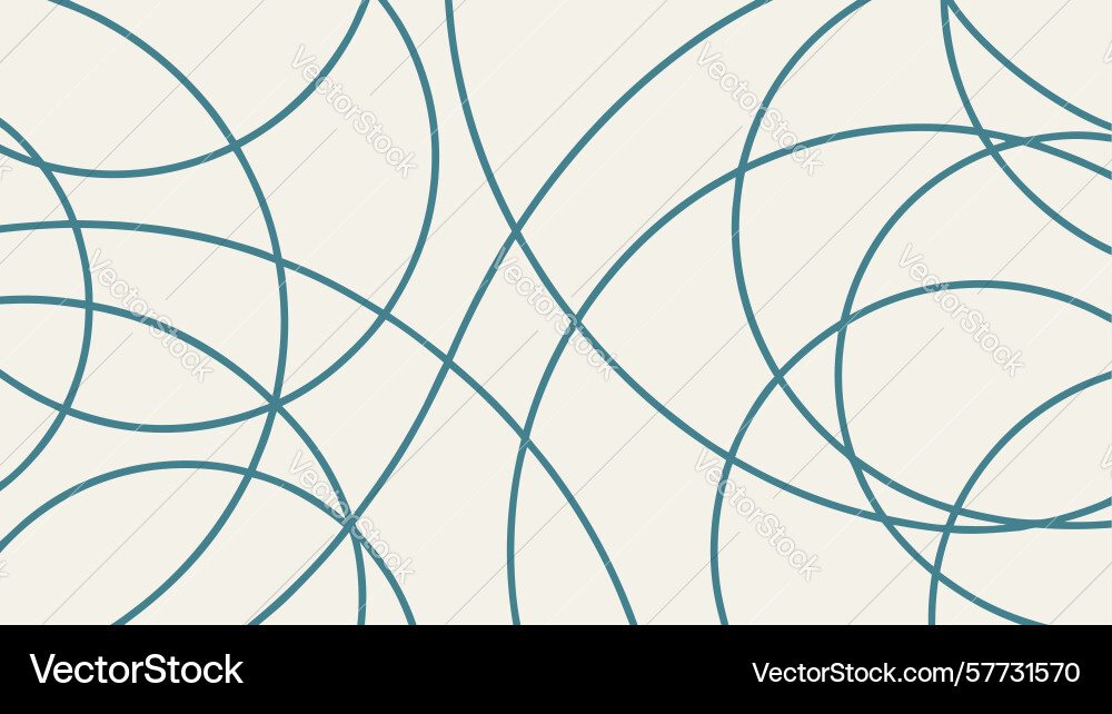 Abstract intersecting wavy lines pattern design vector image
