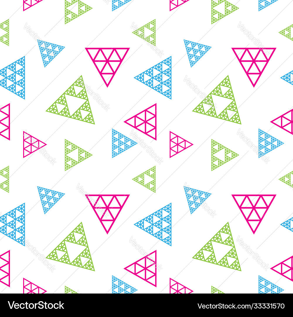 Colorful abstract polygonal triangle shape Vector Image