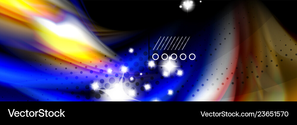 Fluid liquid wave pattern Vector Image