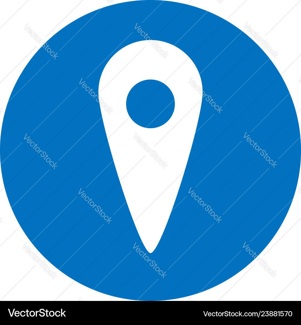 Location icon map pointer gps symbol Location icon map pointer gps symbol Vector Image