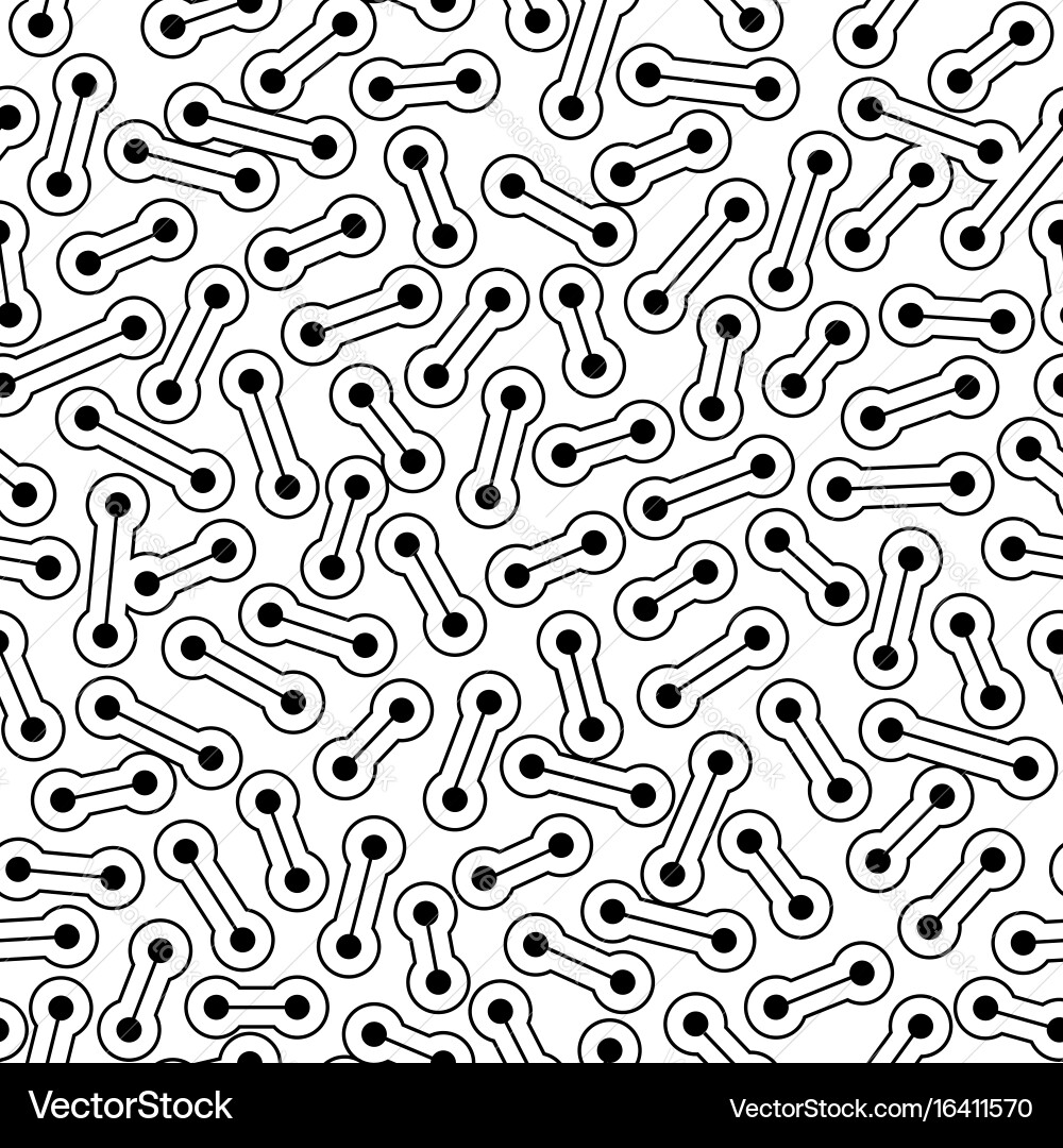 Microchip Circuit Pattern vector image