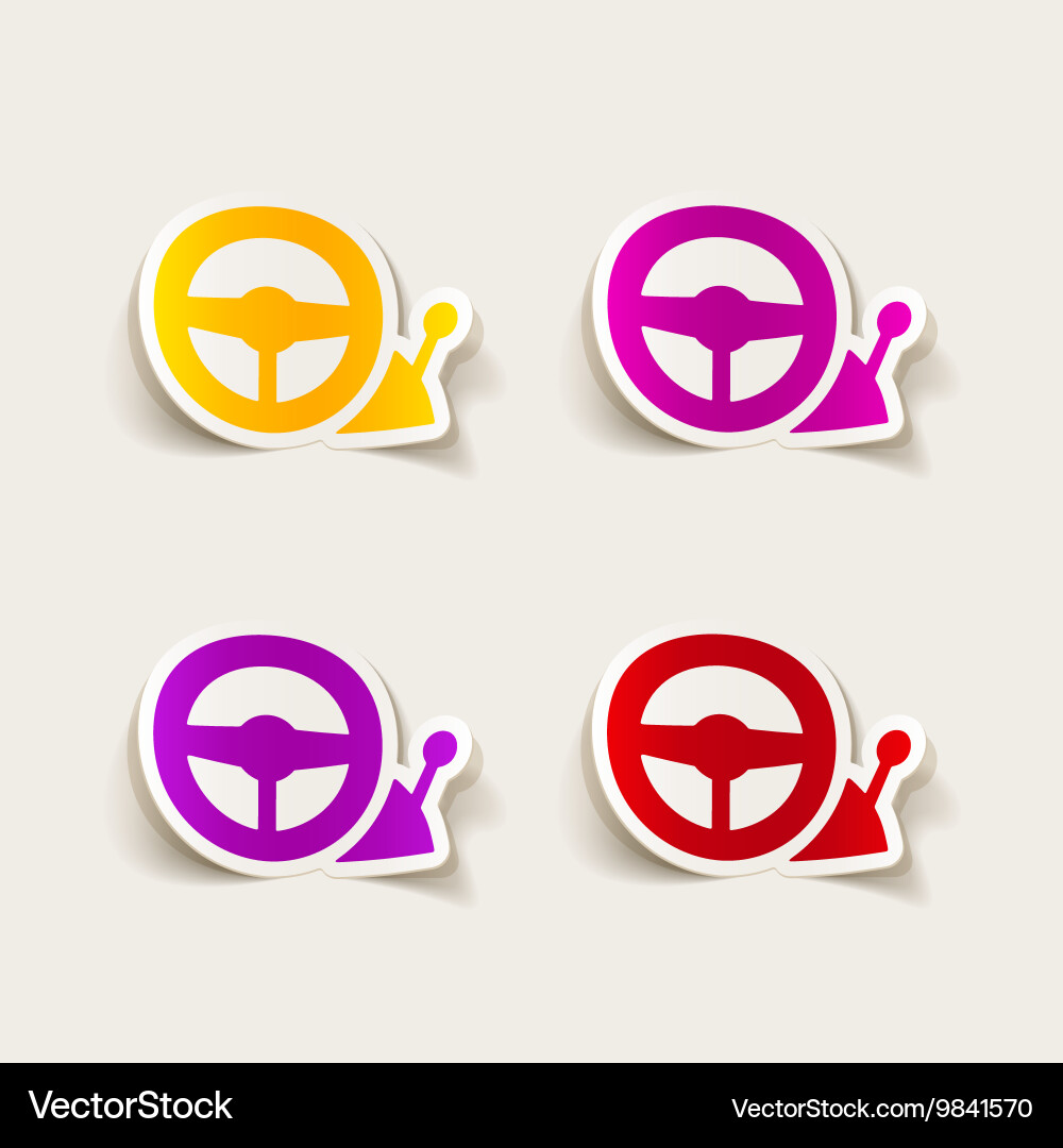 Realistic design element joystick Vector Image
