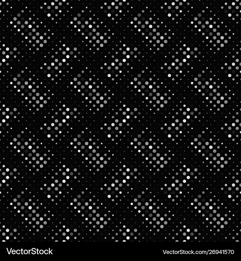 Seamless circle pattern background - monochrome Seamless circle pattern background - monochrome vector image