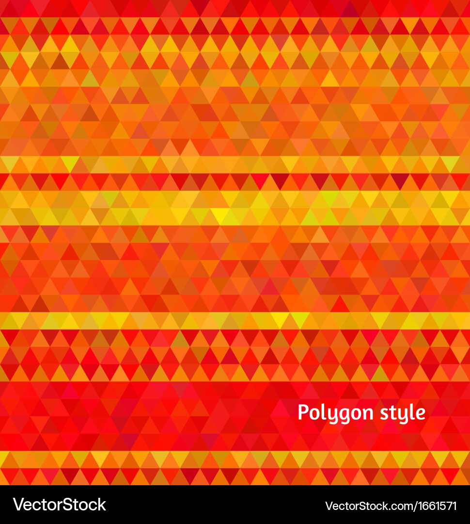 Abstract background polygon mosaic style vector image