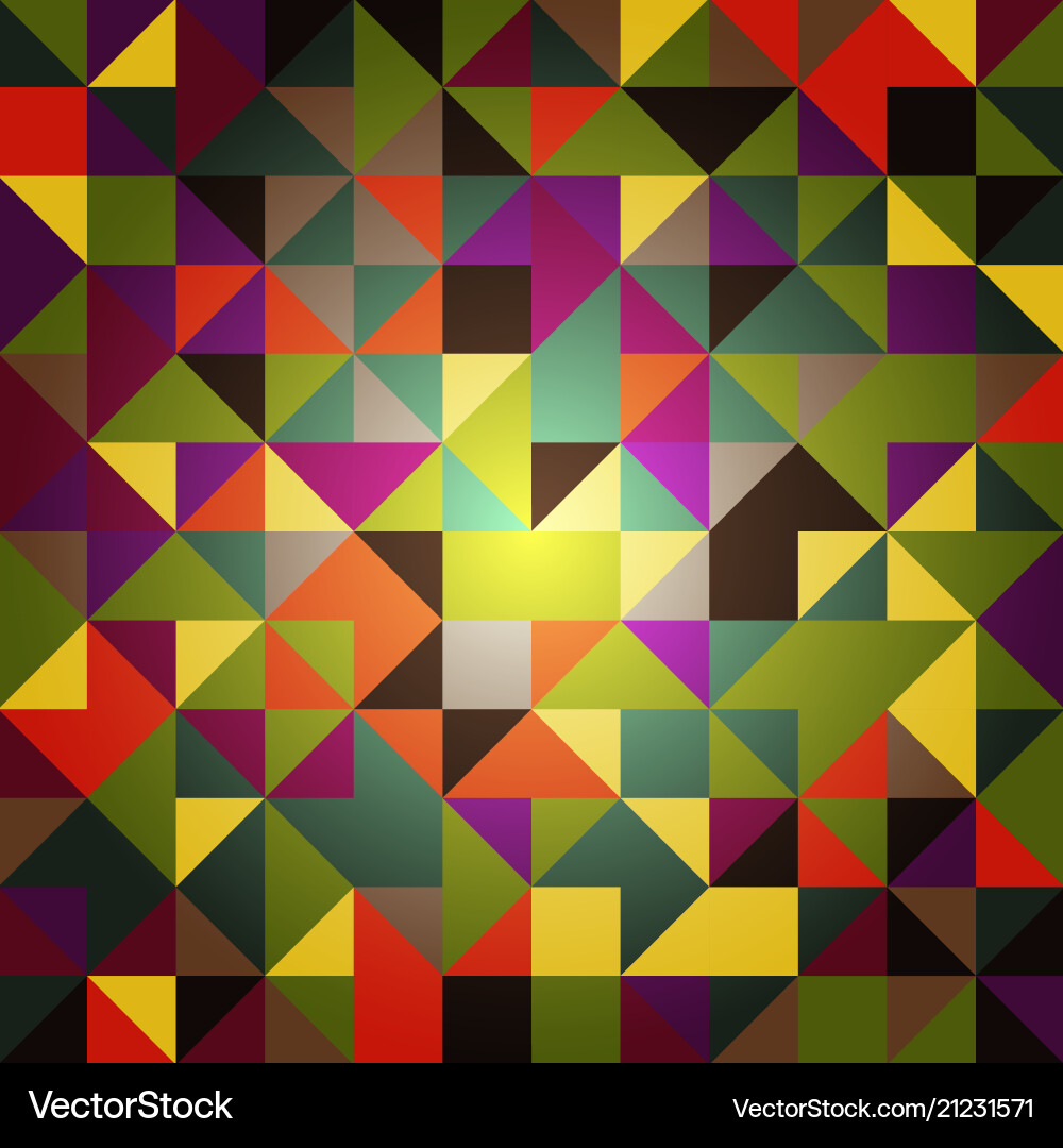 Geometric Triangle Pattern vector image