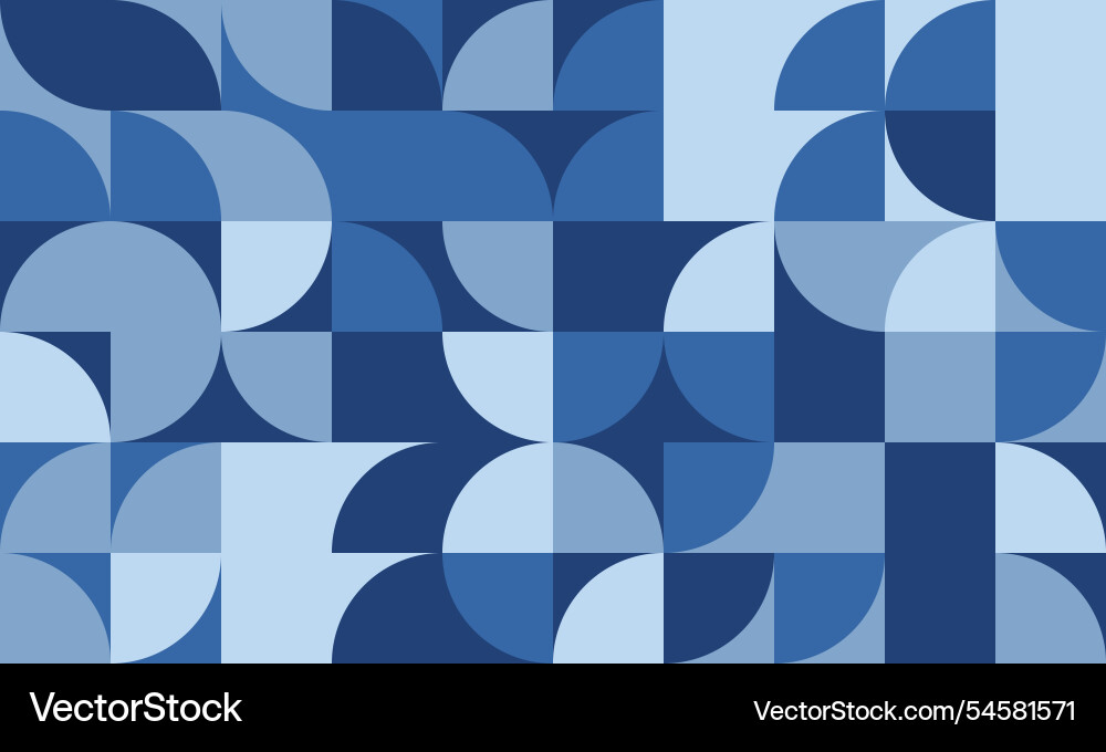 Graphic geometric pattern with minimal shapes vector image
