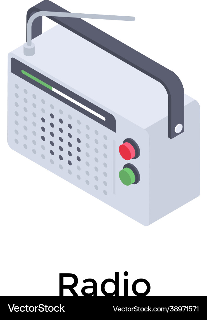 Radio Royalty Free Vector Image - VectorStock