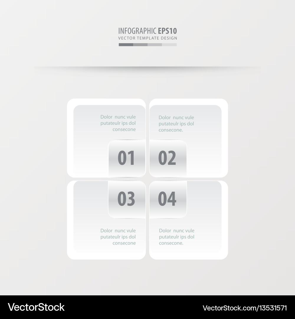 Rectangle presentation template Rectangle presentation template vector image