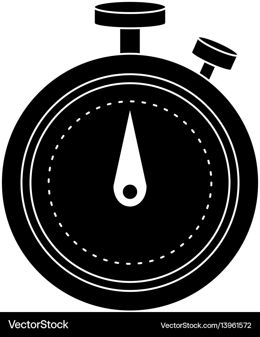 Analog chronometer icon image Analog chronometer icon image vector image