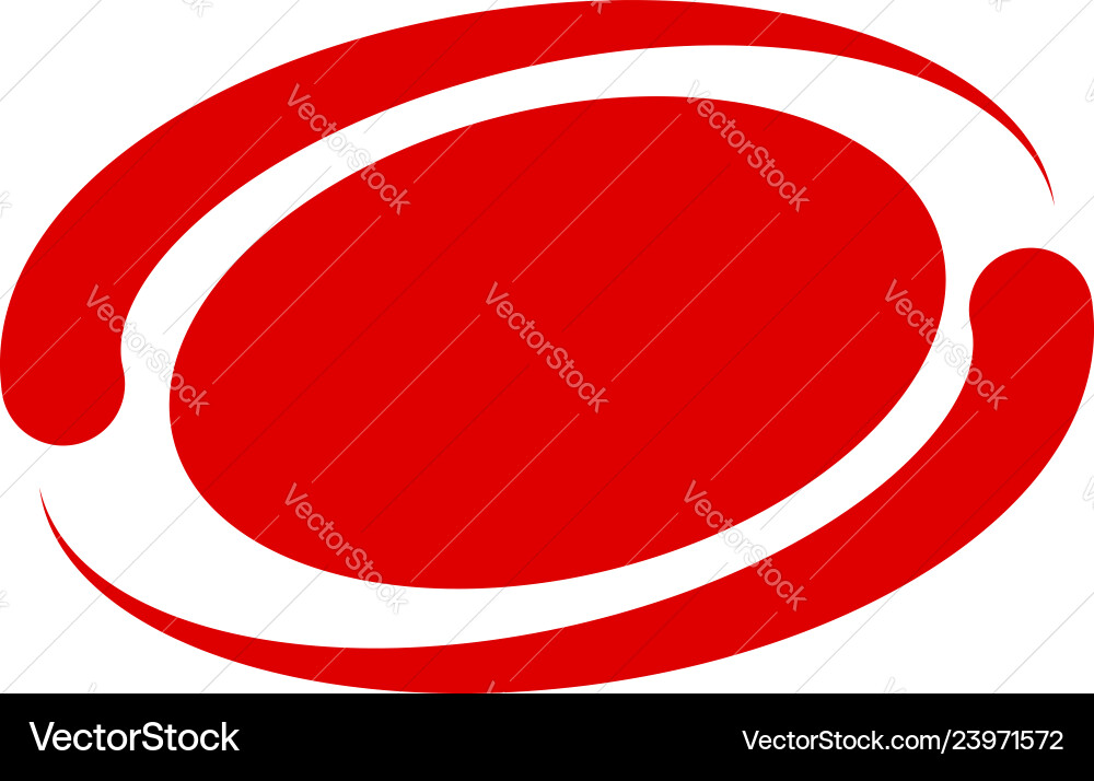 Circle oval ellipse element with surrounding lines Circle oval ellipse element with surrounding lines vector image
