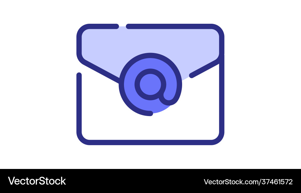 Email internet message mail single isolated icon vector image
