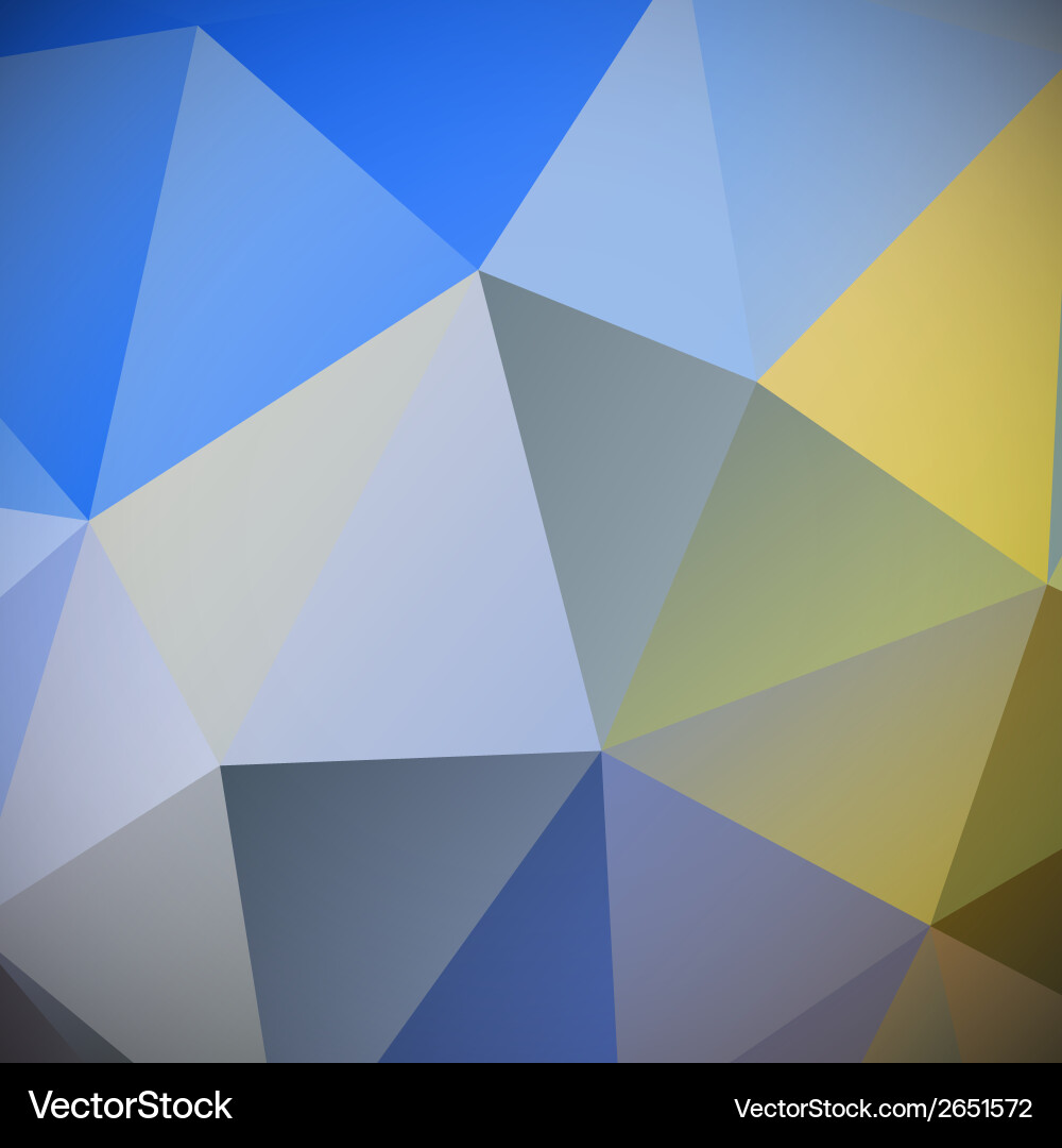 Geometric Triangle Background vector image