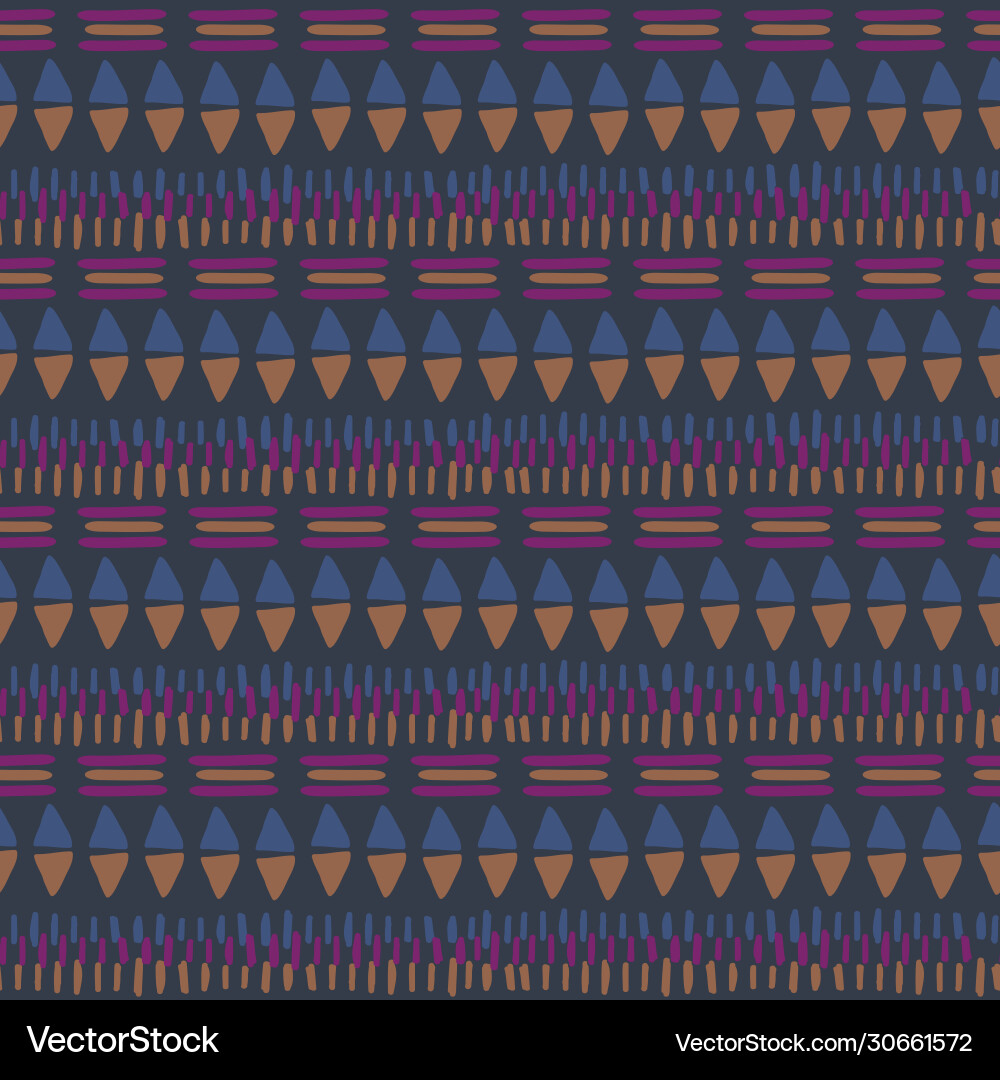 Hand drawn seamless stripe pattern with lines Hand drawn seamless stripe pattern with lines vector image