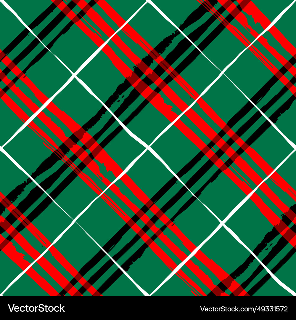 Patchwork textile pattern seamless plaid design Patchwork textile pattern seamless plaid design vector image