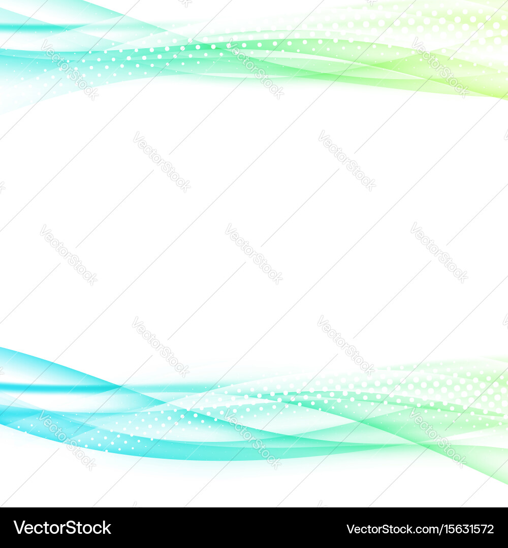 Spring modern abstract stroke swoosh wave layout Vector Image
