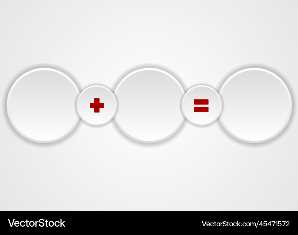 White circles concept web design White circles concept web design vector image