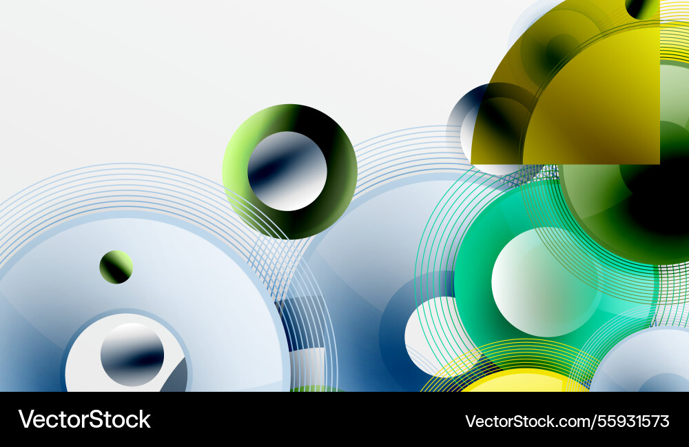 Abstract composition of overlapping circles Abstract composition of overlapping circles Vector Image