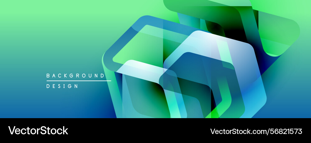 Abstract geometric shapes overlap creating Abstract geometric shapes overlap creating vector image