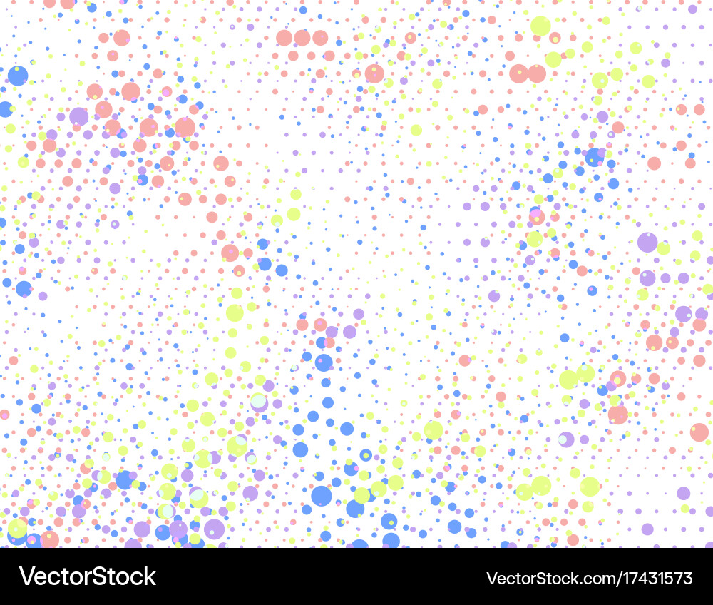 Background with colorful different circles Vector Image