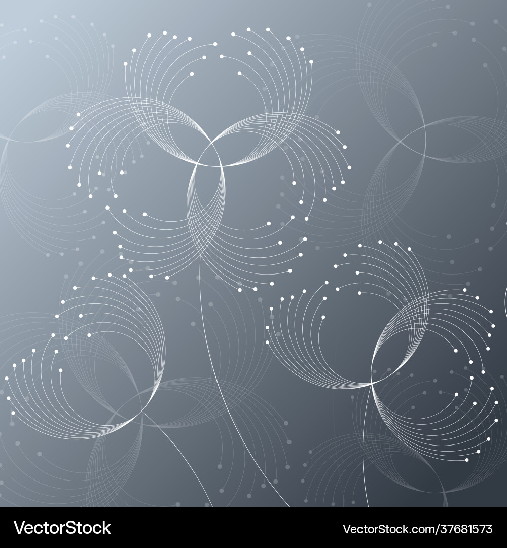 Geometric pattern with connected lines and dots Geometric pattern with connected lines and dots vector image