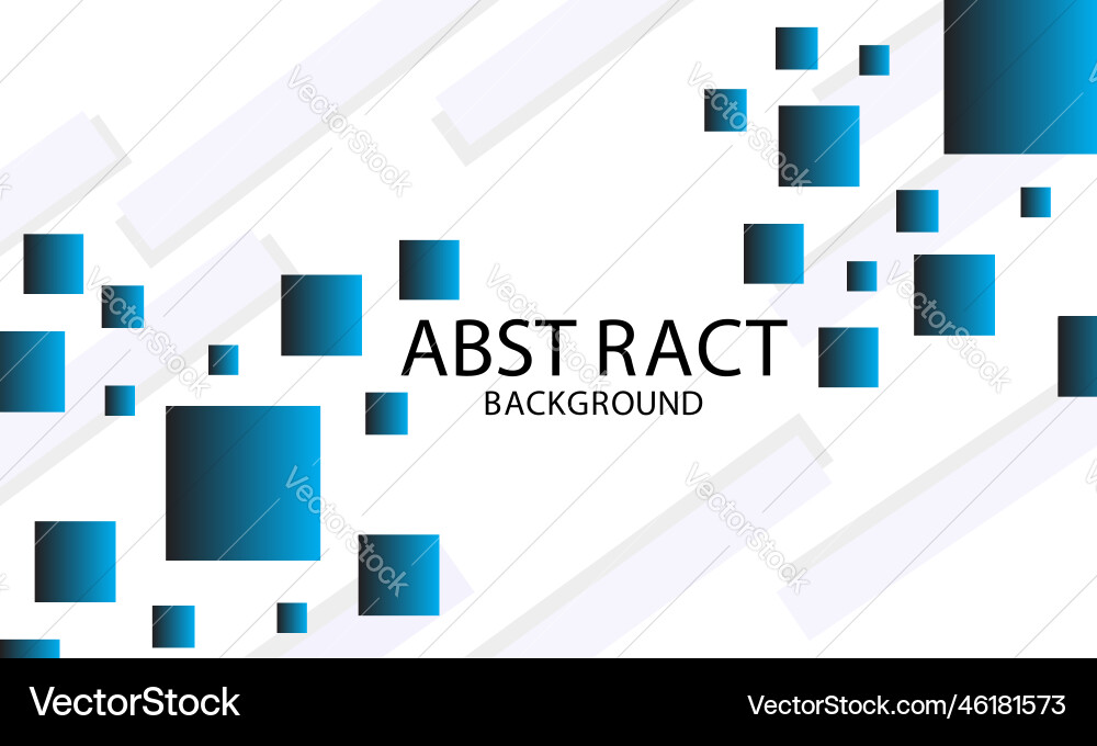 Landing page with square element gradient dark Vector Image