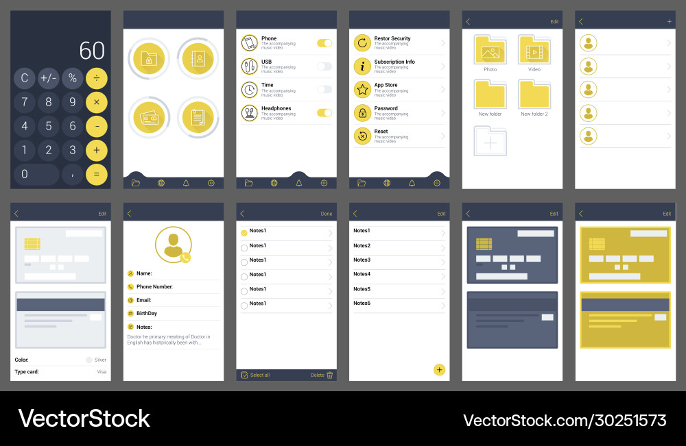 Protection your material ui design app user Vector Image