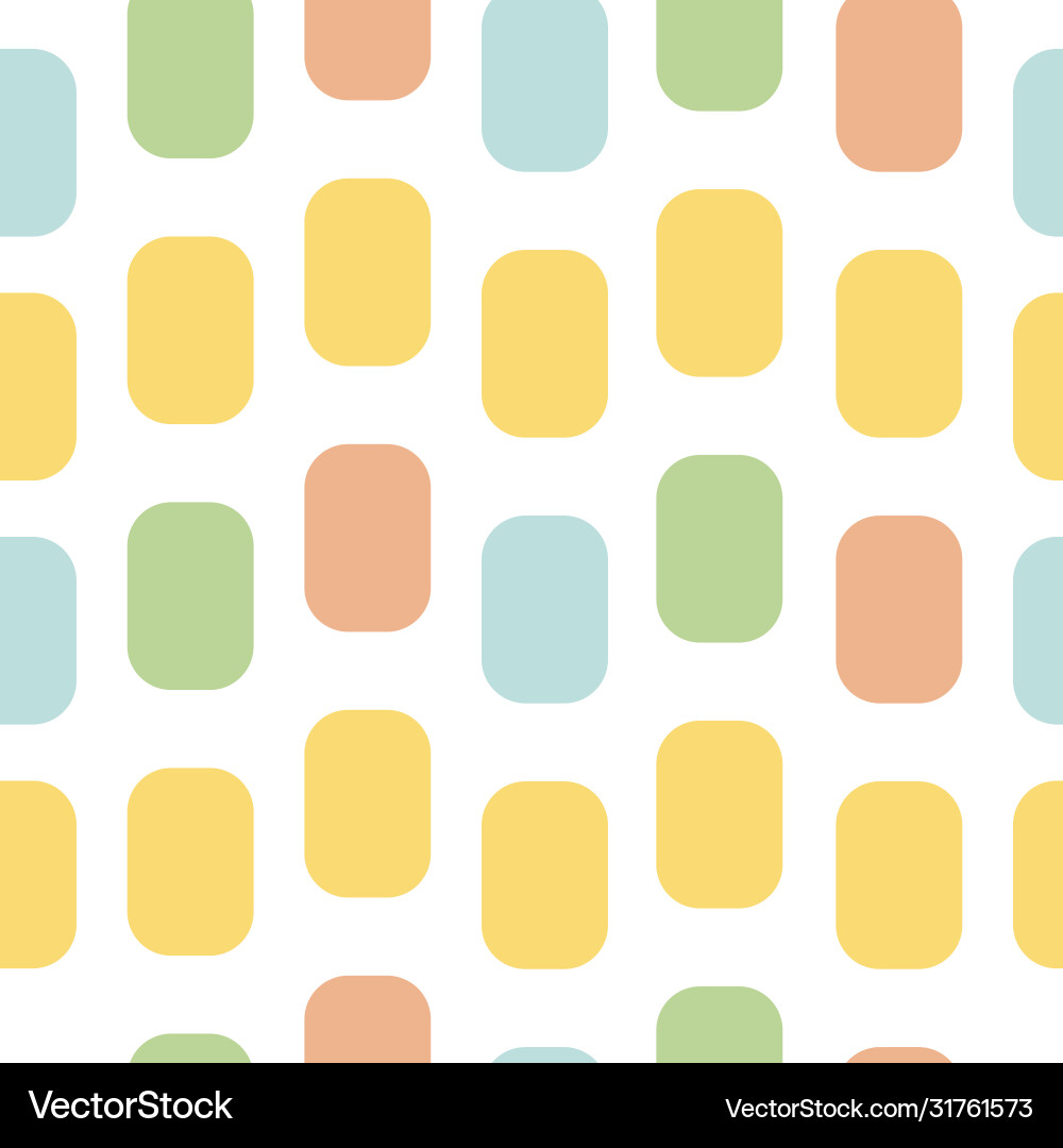 Simple seamless pattern with multicolored blocks Vector Image