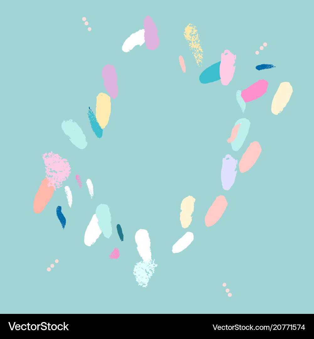 Artistic confetti pattern Artistic confetti pattern vector image