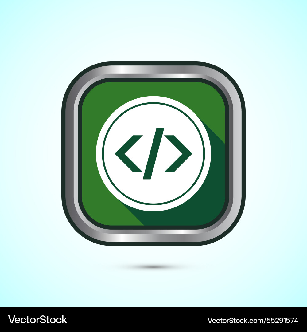 Codierung Icon Design Web-Entwicklung grün Codierung Icon Design Web-Entwicklung grün vektorbild