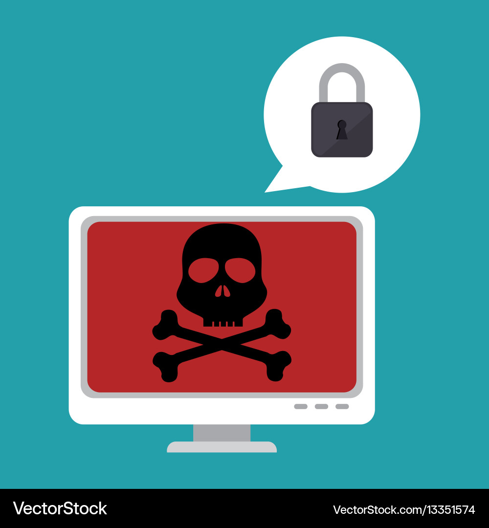 Hacking the system concept icons vector image