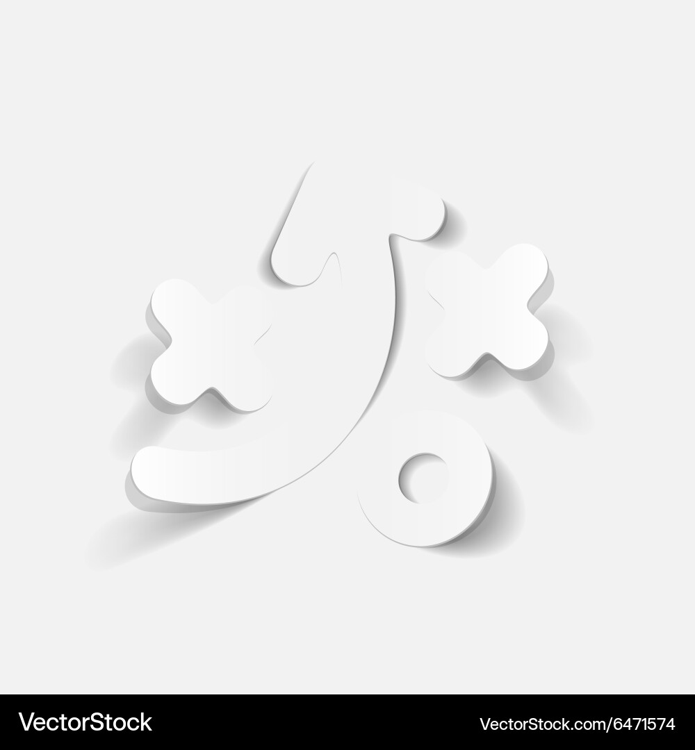 Realistic design element tactics Vector Image
