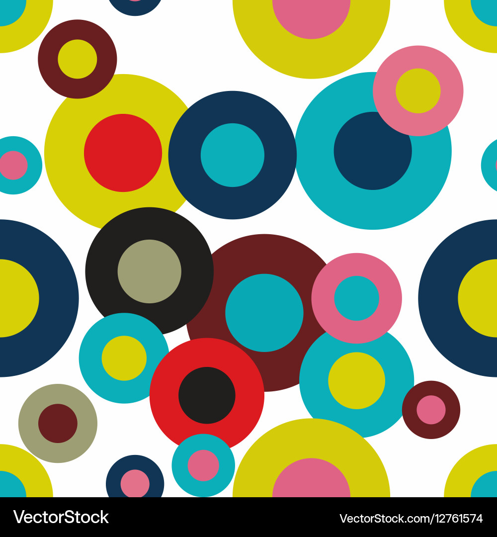 Seamless pattern abstract psychedelic art vector image