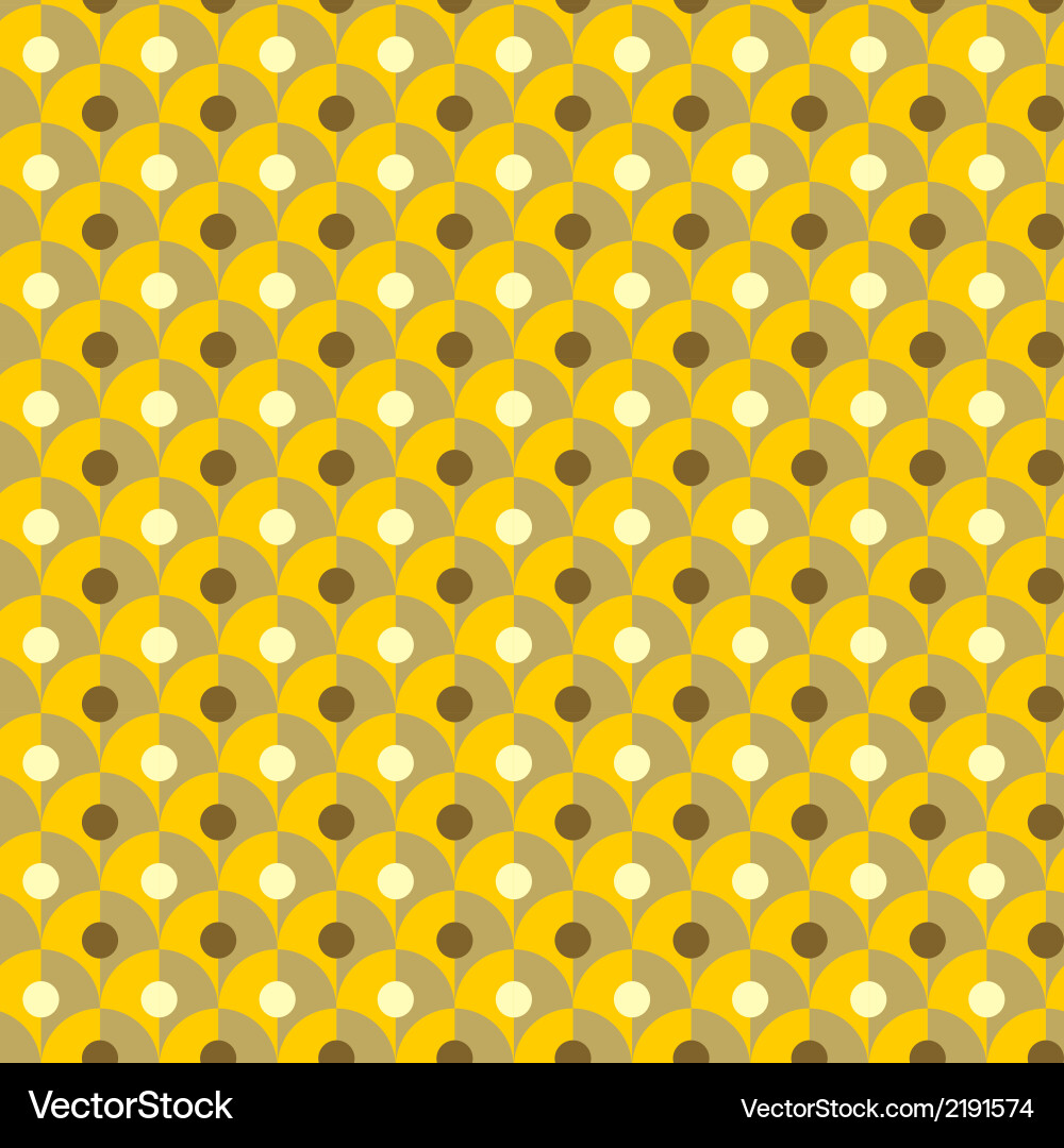 Seamless simple retro geometrical pattern vector image